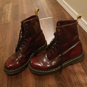 Purple/Maroon dr. martens